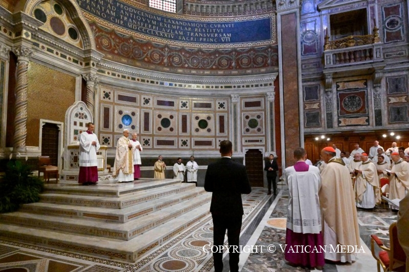 Papa Leão XIV na Basílica de São João de Latrão