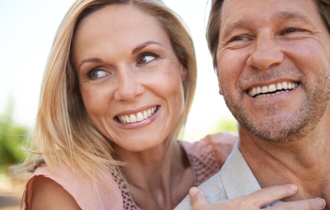 He still gets me giddy. Shot of a happy mature couple enjoying a day outdoors